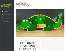 Tablet Screenshot of crocodiletoys.com